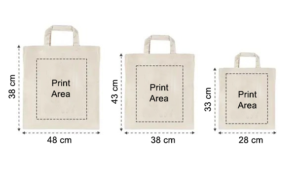 Cotton Bag Size Chart